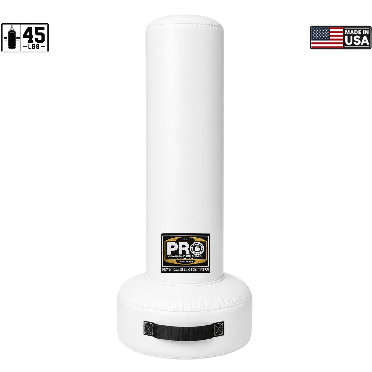 ProBoxing® 45 LBS Free Standing Bag - White