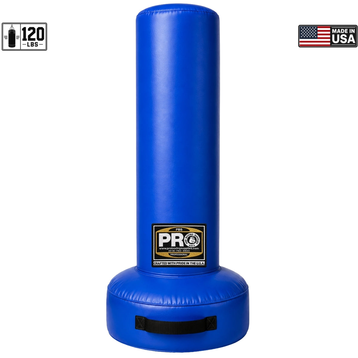 ProBoxing® 120 LBS Free Standing Bag - Blue