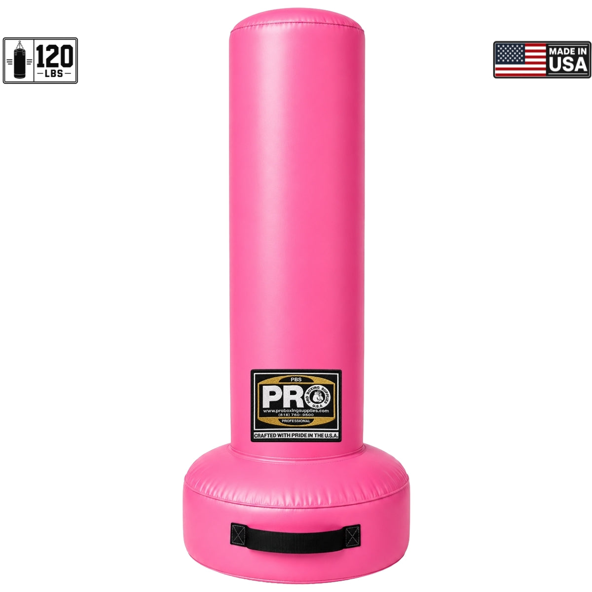 ProBoxing® 120 LBS Free Standing Bag - Light Brown