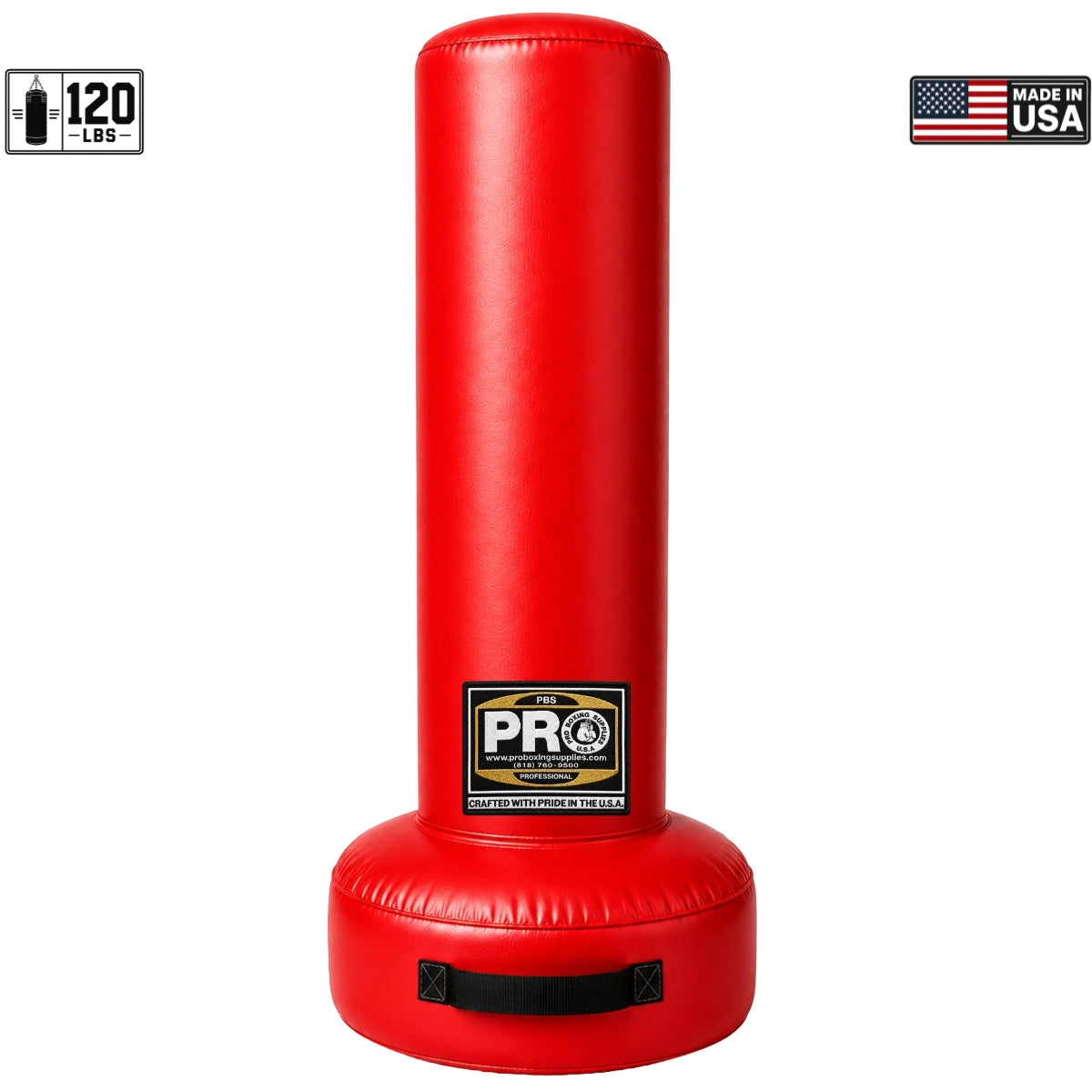 ProBoxing® 120 LBS Free Standing Bag - Light Brown