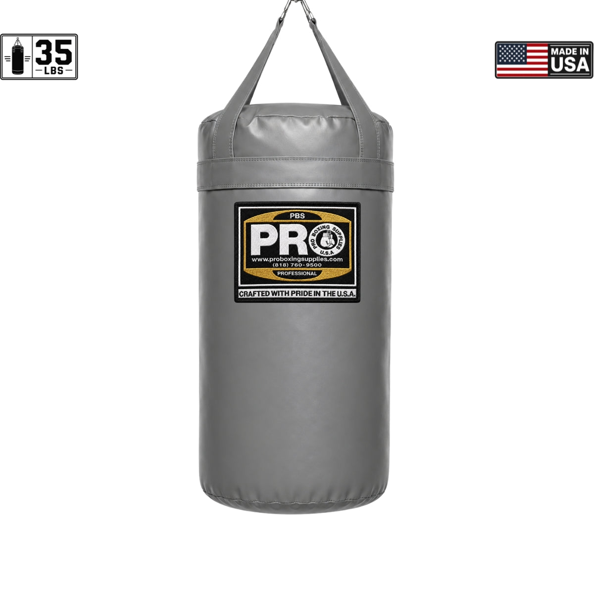 ProBoxing® 35 LBS Heavy Punching Bag - Blue