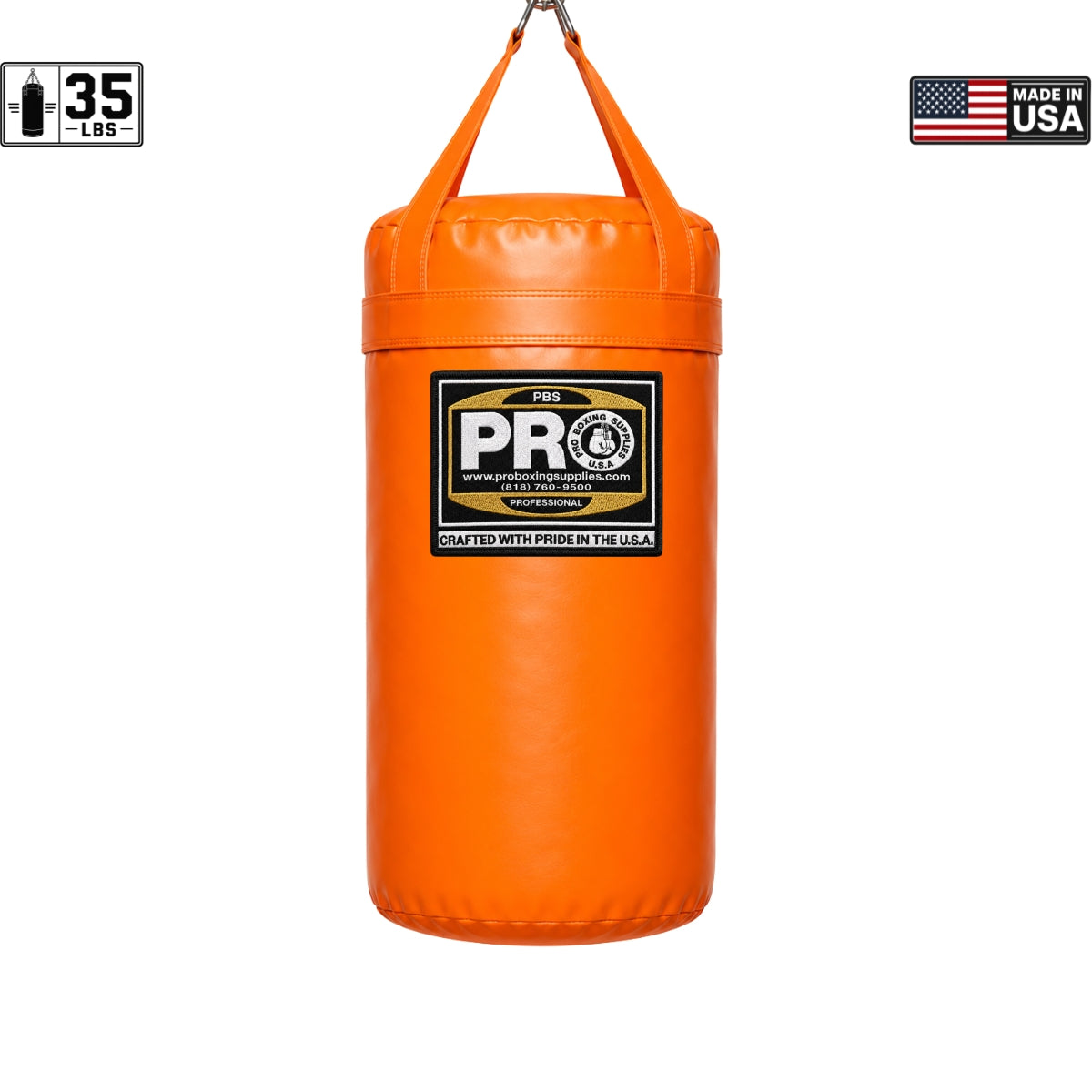 ProBoxing® 35 LBS Heavy Punching Bag - Blue