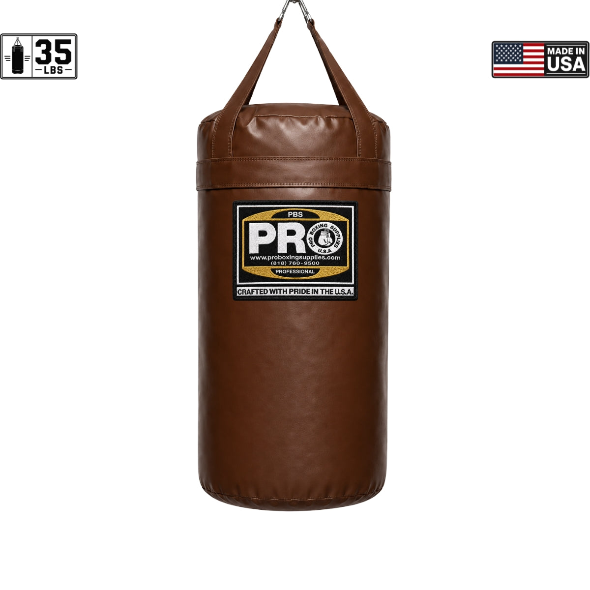 ProBoxing® 35 LBS Heavy Punching Bag - Blue