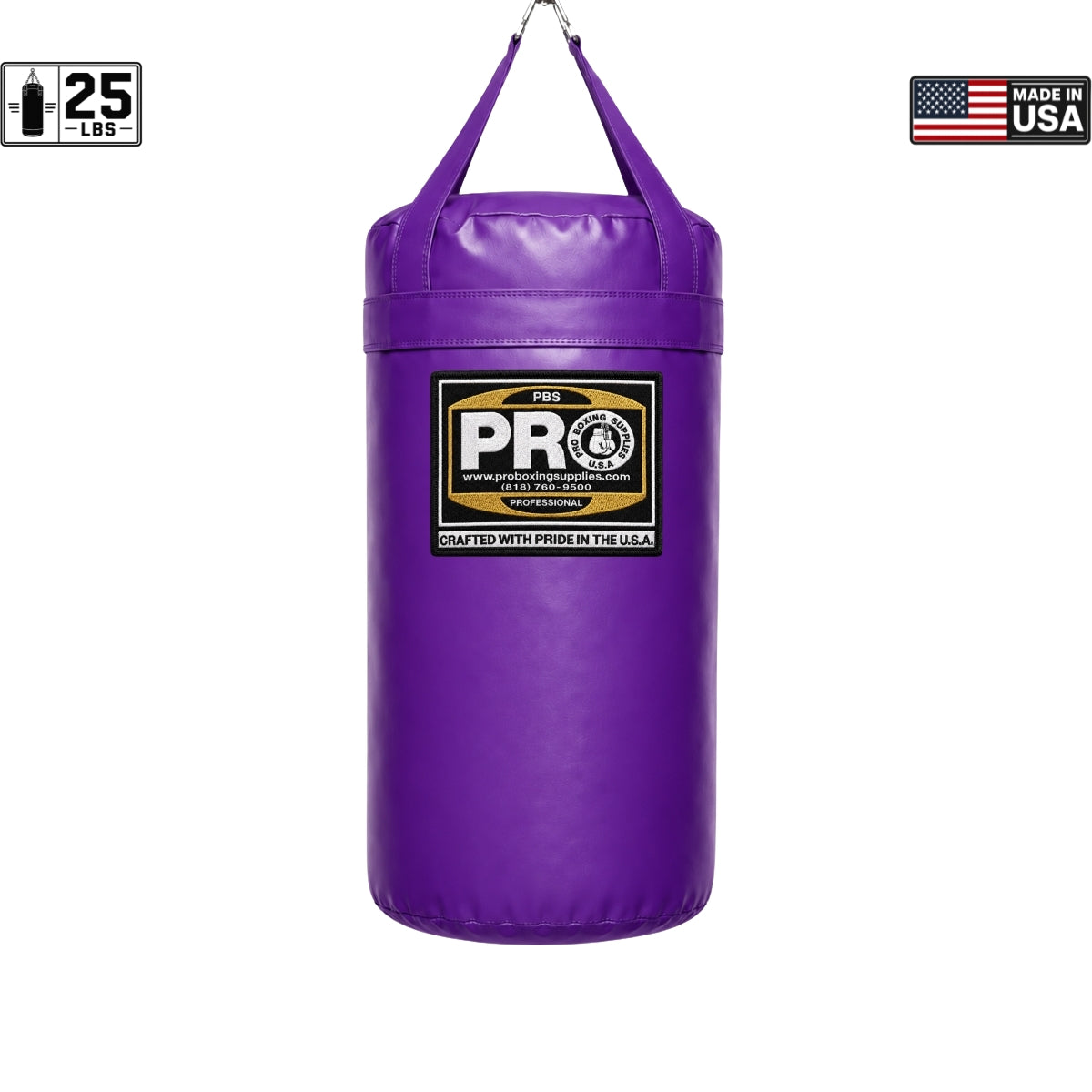 ProBoxing® 25 LBS Heavy Punching Bag - Lime Green