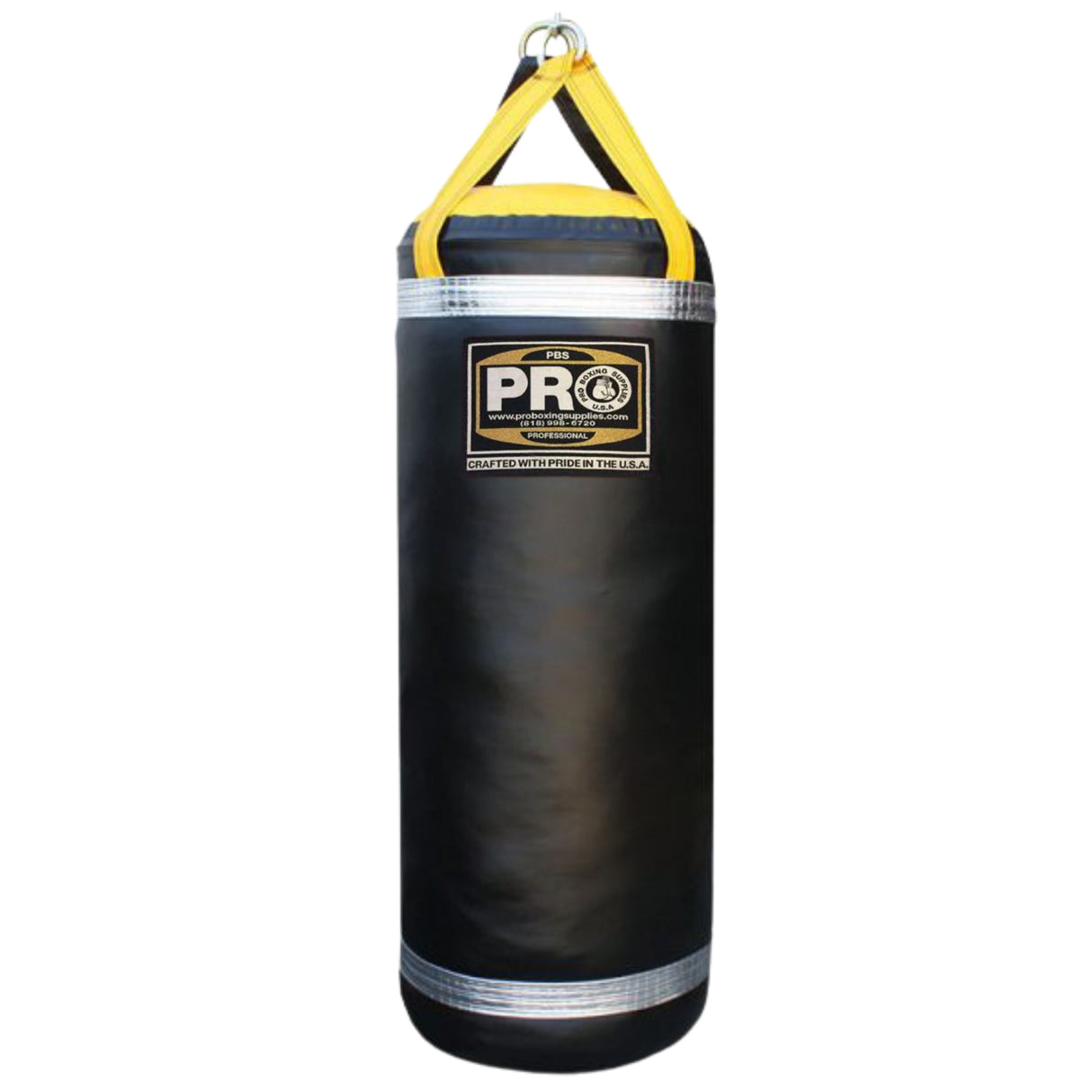 ProBoxing® Heavy Punching Bag (4.5 FT Tall) - Yellow & Black & Gold