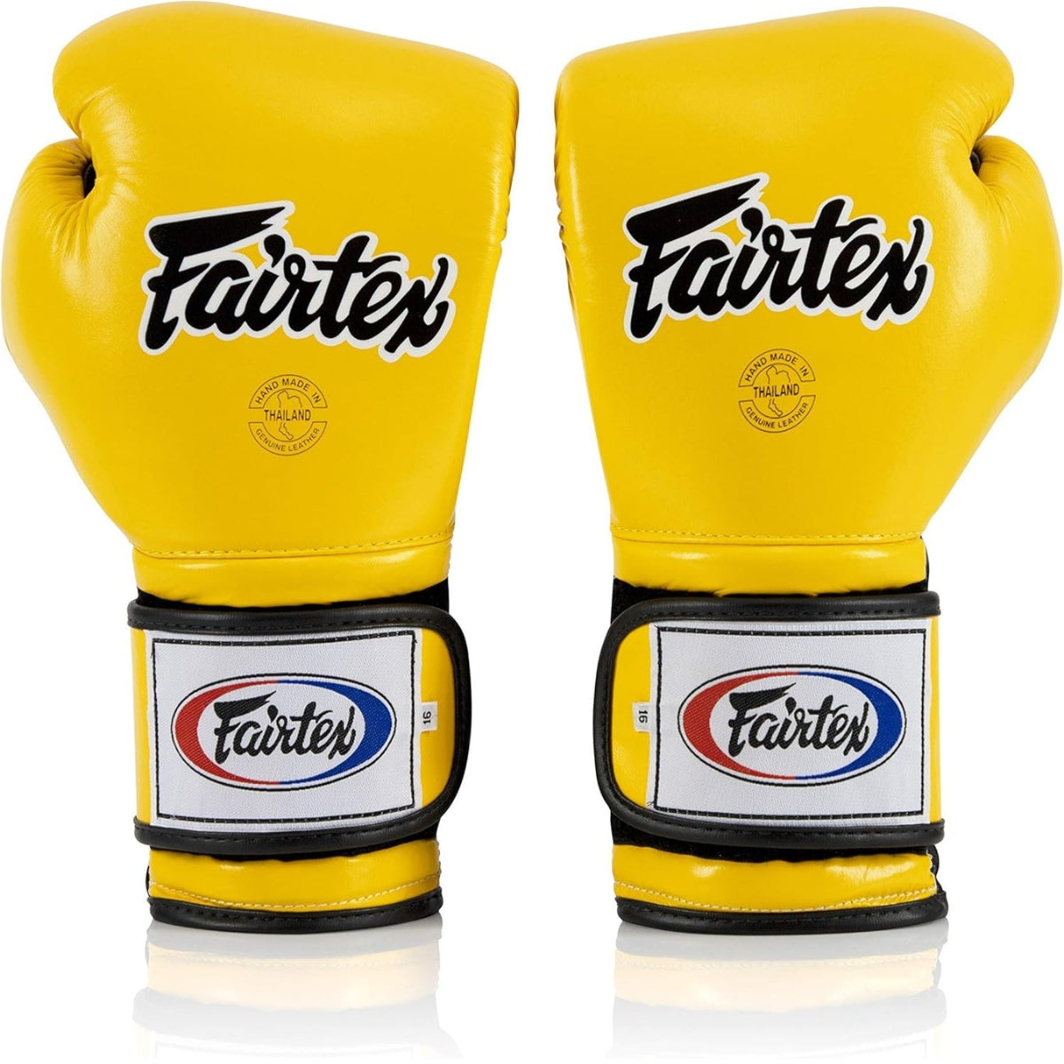 Fairtex Gloves - BGV9 - Muay Thai Boxing Gloves - Yellow & Black