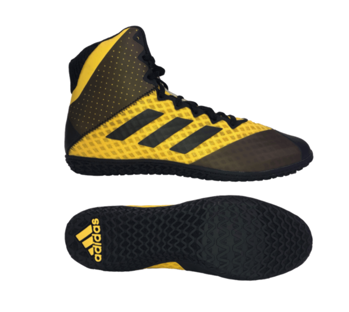 Adidas Mat Wizard 4 Wrestling Shoe - Gold & Black
