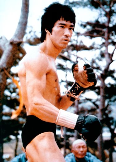 Image of Bruce Lee wearing Kenpo Glove