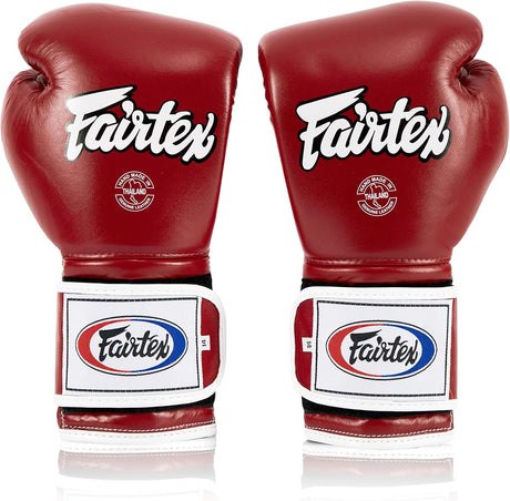 Fairtex Gloves - BGV9 - Muay Thai Boxing Gloves - Red