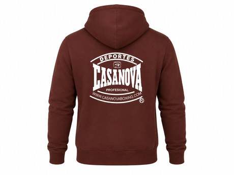 Casanova® Boxing Jacket - Full Zip Heavyweight Hoodie – Burgundy