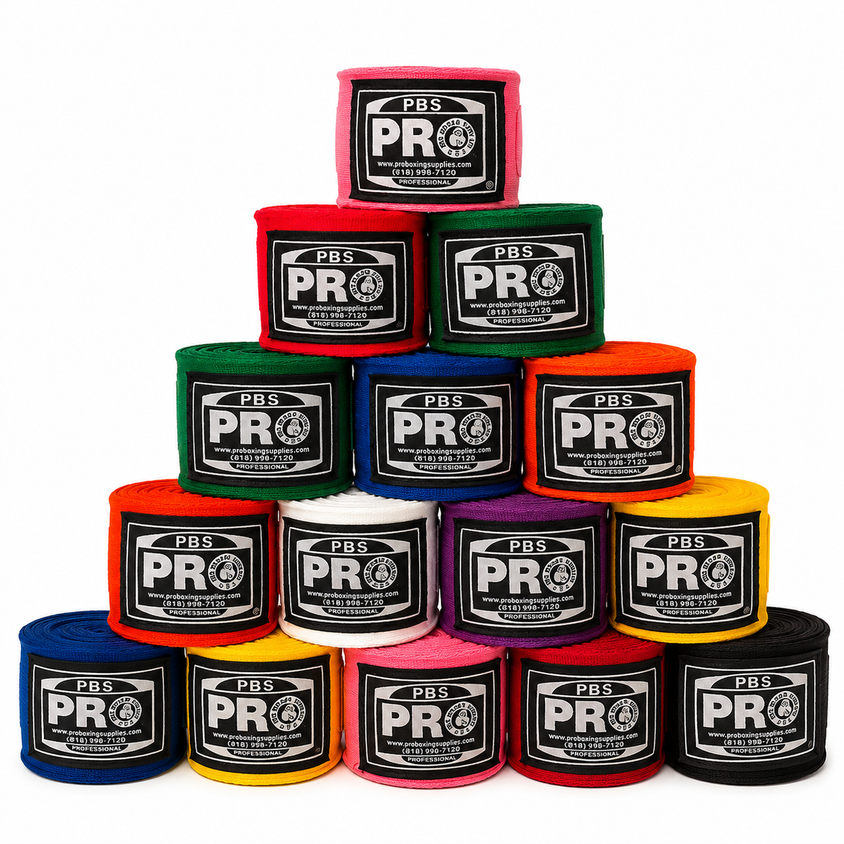 ProBoxing® Boxing Handwraps 180" - Black