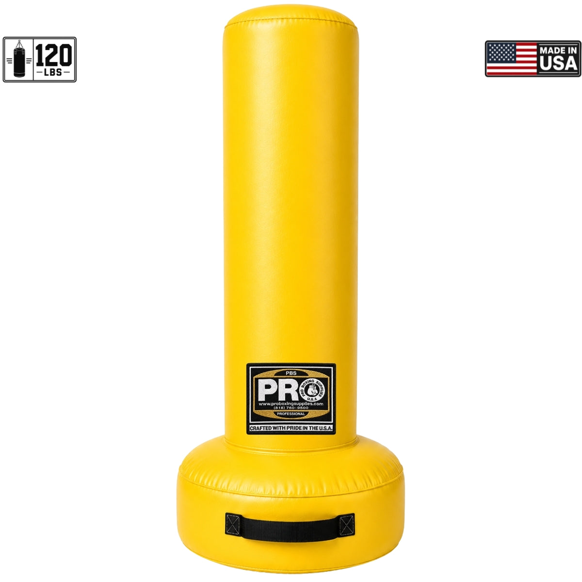 ProBoxing® 120 LBS Free Standing Bag - Yellow
