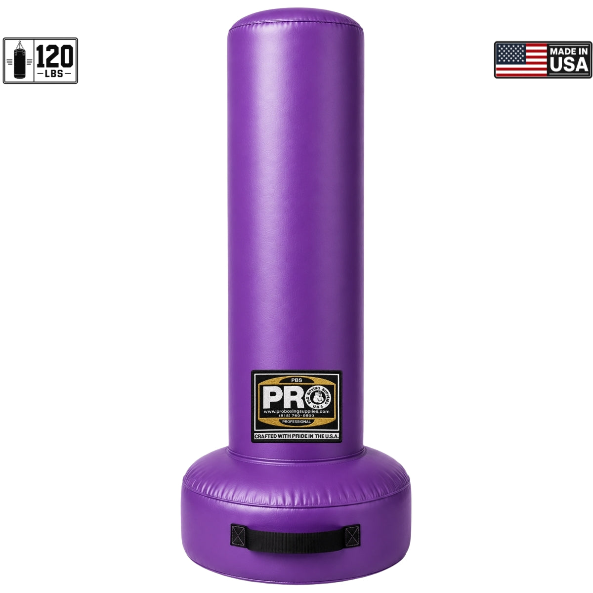 ProBoxing® 120 LBS Free Standing Bag - Light Brown