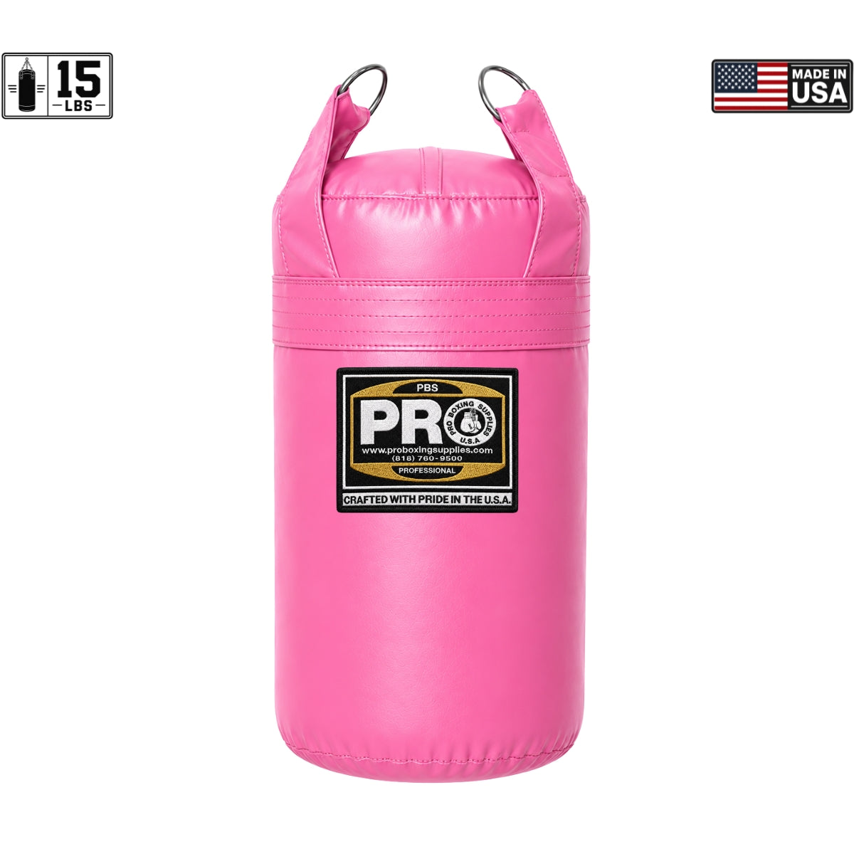 ProBoxing® 15 LBS Heavy Punching Bag - Red