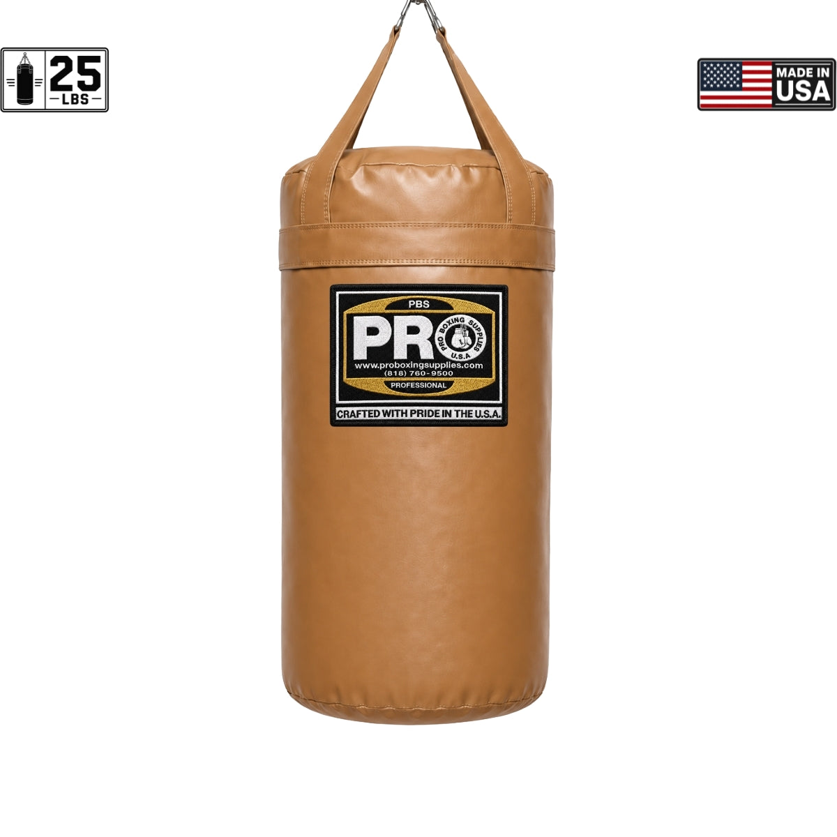 ProBoxing® 25 LBS Heavy Punching Bag - Lime Green