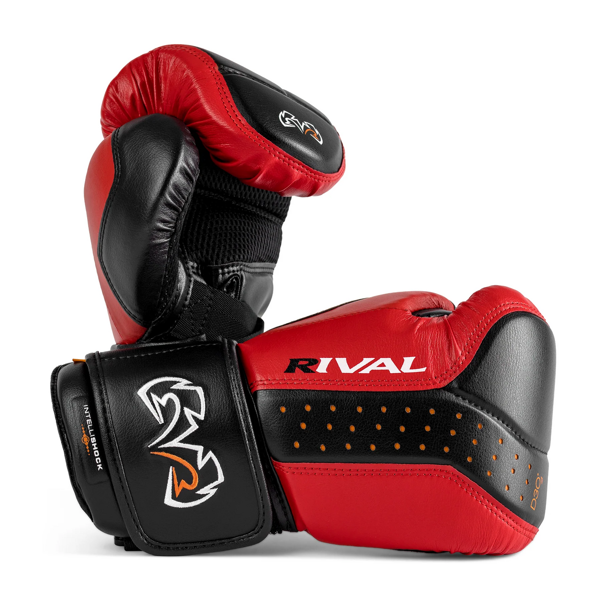 Rival RB10 Intelli-Shock Bag Gloves - Black & Red