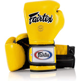 Fairtex Gloves - BGV9 - Muay Thai Boxing Gloves - Yellow & Black
