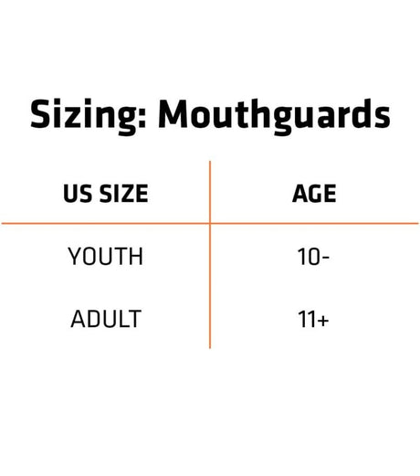 Wacoku - Advanced GEL Mouthguard - Black & Orange