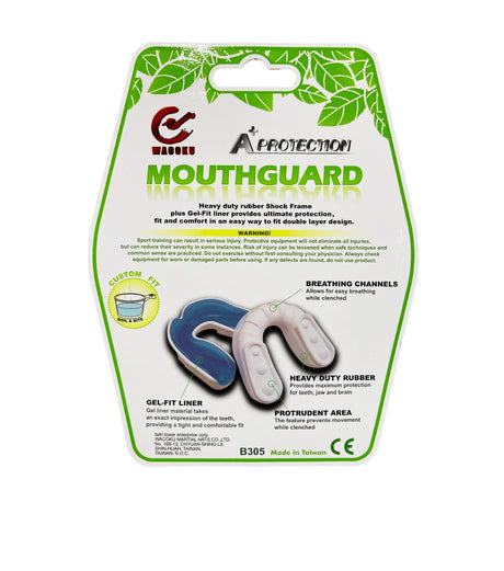 Wacoku - Advanced GEL Mouthguard - White & Blue