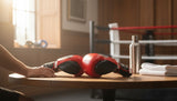ProBoxing® Classic Leather Boxing Gloves - Training Gloves - Red & Black