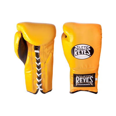 Cleto Reyes Traditional Lace Gloves - Yellow