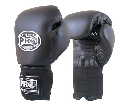 Pro Boxing® Amateur Competition Elastic Gloves - Black