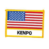 US Flag Martial Arts Patch